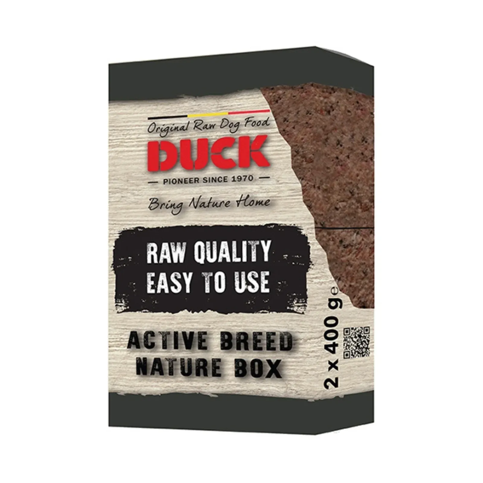 DUCK Nature Box Active Breed Veis/kana maisi- ja riisihelvestega 800g